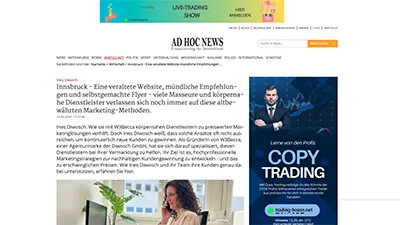 Mein Bezirk Presseartikel Screenshot