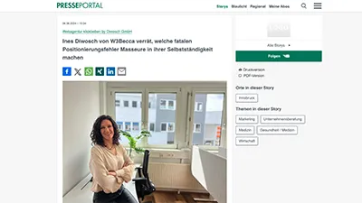 Mein Bezirk Presseartikel Screenshot