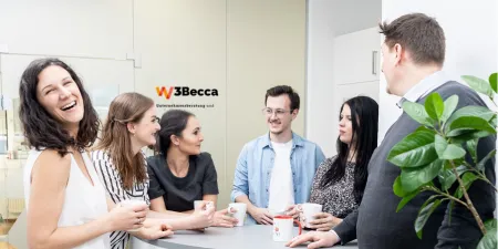 W3Becca Team am Empfang W3Becca Team am Empfang